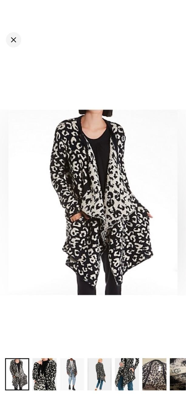 UGG oversized WARM sweater coat w pockets NWT M
